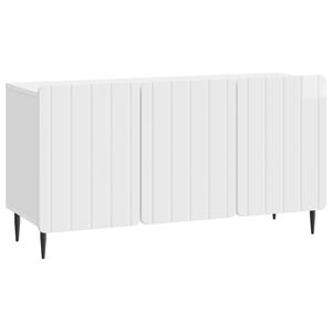 vidaXL Televizoriaus spintelė Itin blizgi balta 99 x 34,5 x 52 cm