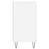 vidaXL Šoninė spintelė, baltos spalvos, 60x35x70cm, apdirbta mediena
