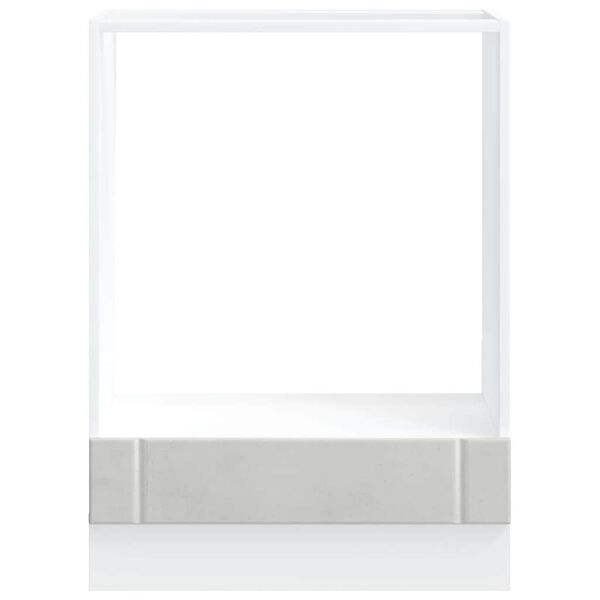 vidaXL Orkaitės spintelė "Lucca" Betoninė pilka inžinerinė mediena