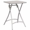 vidaXL Bistro stalas Smėlio 55 x 55 x 72,5 cm Miltelinis plienas