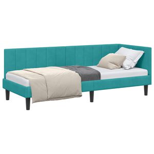 vidaXL Kampinė lovos konstrukcija Turkio 80 x 200 cm Aksomas