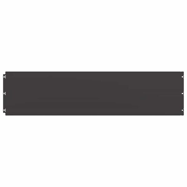 vidaXL vejos apvadai 20 vnt Juoda 25x103 cm &Scaron;altai valcuotas plienas