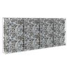vidaXL Gabiono siena su dang., galvanizuotas plienas, 200x20x85cm