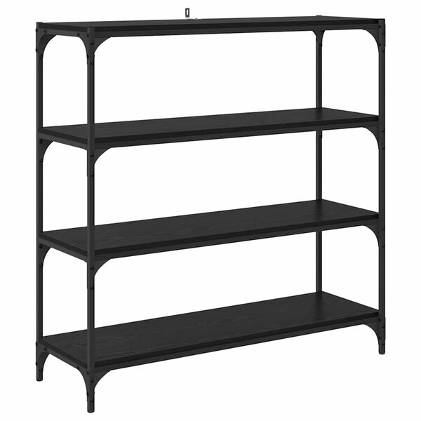 vidaXL Knygų spinta Juodas ąžuolas 100 x 33 x 100 cm