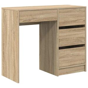 vidaXL Stalas Sonoma ąžuolas Apdirbta mediena 90 x 37.5 x 75 cm