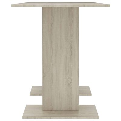 vidaXL Valgomojo stalas, sonoma ąžuolo spalvos, 110x60x75 cm, MDP