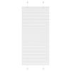 vidaXL Plisuota žaliuze balta 60x100 cm audinio plotis 59,4 cm