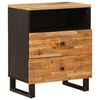 vidaXL Lovos spintelė Ruda 50 x 33 x 62 cm Kietas mango medis