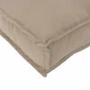 vidaXL Pagalvėlė 4 pcs Taupe 40 x 40 x 8 cm Oksfordo audinys