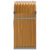 vidaXL Malkų stovas, medžio išvaizda, 120x45x100cm, galvanizuotas plienas