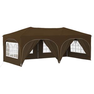 vidaXL Pop-up &scaron;ventinis palapinė 575 x 288 x 245 cm Taupe