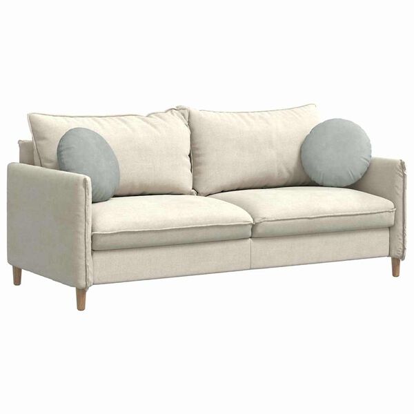 vidaXL Sėdynių pagalvėlės 2 pcs &Scaron;viesiai pilka &Oslash; 40 x 13 cm Aksomas