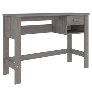 vidaXL Ra&scaron;omasis stalas HAMAR, &scaron;viesiai pilkas, 110x40x75cm, pu&scaron;is