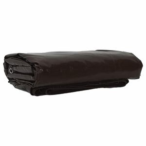 vidaXL Tentinis audinys 650g / m&sup2; Ruda 2 x 3 m Drobė su PVC danga