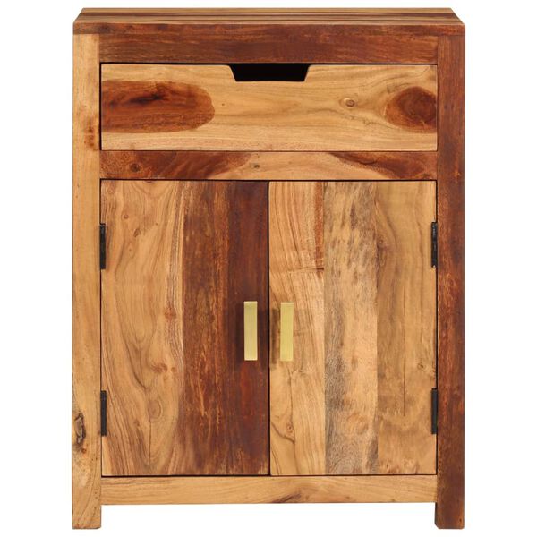 vidaXL &Scaron;oninė spintelė, 58,5x35x75,5cm, akacijos medienos masyvas