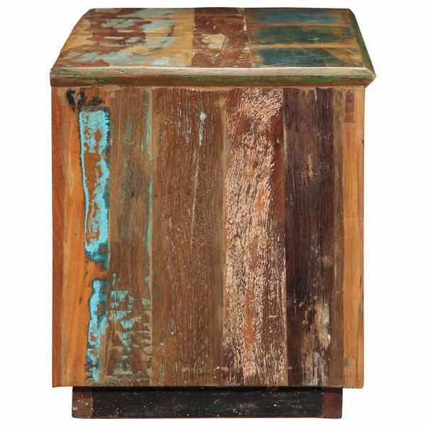 vidaXL Batu skrynia Ruda 110 x 35 x 40 cm Kietas atkurtas medis