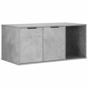 vidaXL Katės narvo baldai Betono pilka 100 x 49 x 45 cm