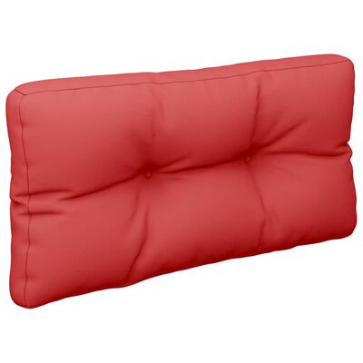 vidaXL Paletės pagalvėlė, raudonos spalvos, 70x40x12cm, audinys