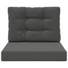 vidaXL Lauko sofa pagalvėlė 2 pcs Antracitas Poliesteris