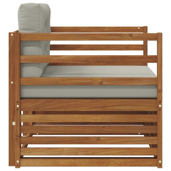 vidaXL Lauko sofos komplektas Tvirta akacijos mediena ir poliesteris