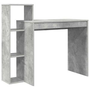 vidaXL Stalas Betono pilka Apdirbta mediena 100 x 40 x 90 cm