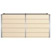 vidaXL Lovelis Ivory 160 x 80 x 75 cm Plienas