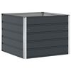 vidaXL Lovelis Antracitas 100 x 100 x 75 cm Plienas