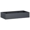 vidaXL Sienelė 6 vnt. 200 x 100 x 40 cm Plienas Antracito
