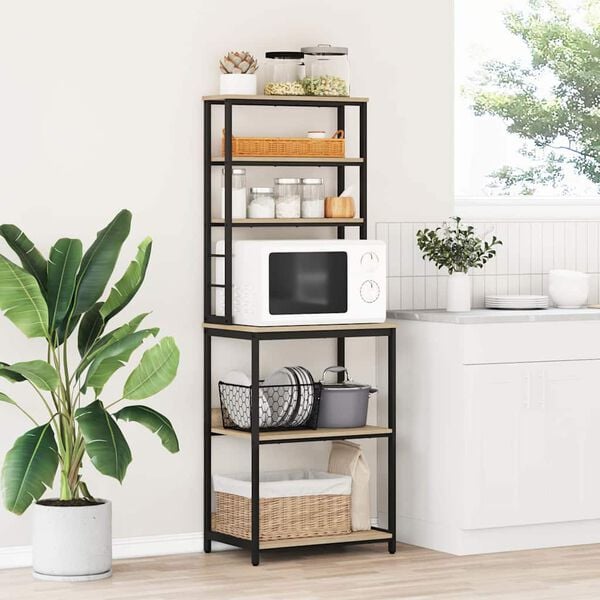 vidaXL Virtuvės lentyna Sonoma ąžuolas 60 x 40 x 168 cm