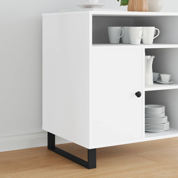 vidaXL Baldų kojelės 2 pcs Juoda 43,6 x 4 x 10 mm Geležis