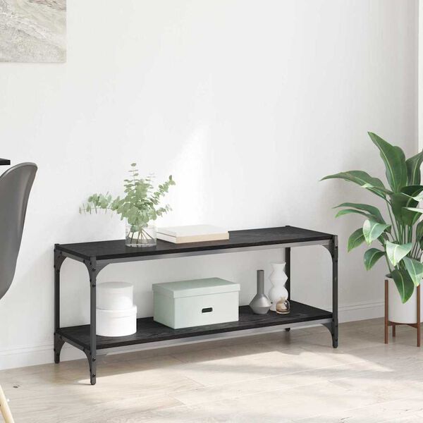 vidaXL Televizoriaus spintelė Juodas ąžuolas 100x33x41cm