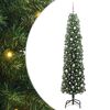 vidaXL Dirbtinė Kalėdų eglutė Žalia 240 cm PVC, plienas ir plastikas
