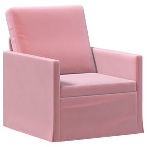vidaXL Viena sofa Rožinė 70 x 81 x 82 cm Aksomas