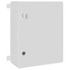 vidaXL Control Cabinet Pilka 47 x 17,5 x 50 cm ABS plastikas