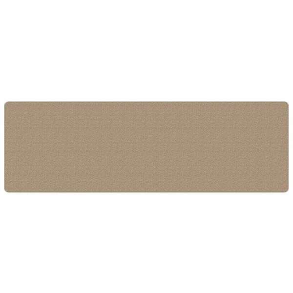 vidaXL Kilimas-takelis, smėlio spalvos, 80x250cm, sizalio imitacija