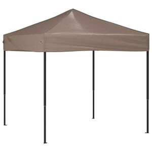 vidaXL Sulankstoma proginė palapinė, taupe spalvos, 2x2m
