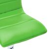 vidaXL Baro kėdė, žalios spalvos, dirbtinė oda
