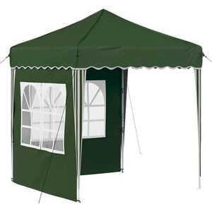 vidaXL Pop-up &scaron;ventinis palapinė 195 x 195 x 245 cm Žalia