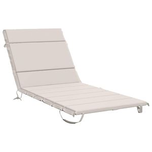 vidaXL Saulės gultų pagalvė GEMERT 100% poliesteris Balta