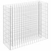 vidaXL Gabiono vazonas, 90x30x90cm, galvanizuotas plienas, auk&scaron;tas