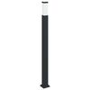 vidaXL &Scaron;viestuvas stulpeliui, 110 cm, juodas, IP44