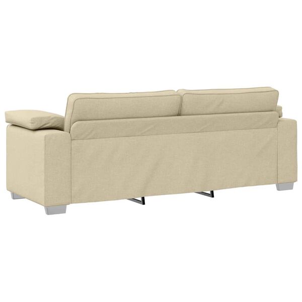 vidaXL Sofa 178cm Kreminė audinys