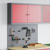 vidaXL Įrankių spinta ir pegboard rinkinys su lentyna 3 pcs Raudona