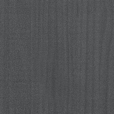vidaXL Lovos rėmas, pilkos spalvos, 160x200cm, pušies masyvas