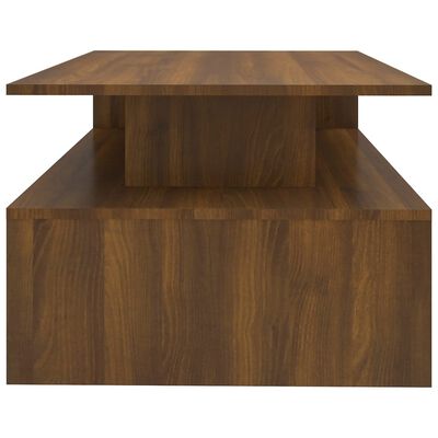 vidaXL Kavos staliukas, rudas ąžuolo, 90x60x42,5cm, apdirbta mediena