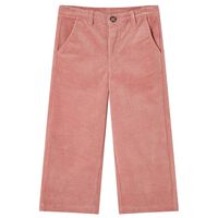 Vaikiškos kelnės, sendintos rožinės spalvos, velvetas, 92 dydžio