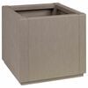vidaXL Sodo gėlių dėžutė &Scaron;viesiai rudas 36 x 36 x 35 cm PP