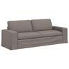 vidaXL Sofa 180cm 2 pcs Taupe Metalas