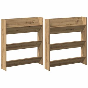 vidaXL Batu skrynia 2 pcs Amatininkų ąžuolas 85 x 18 x 90 cm