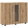 vidaXL Medinė spinta Amatininkų ąžuolas 88,5 x 30,5 x 73 cm